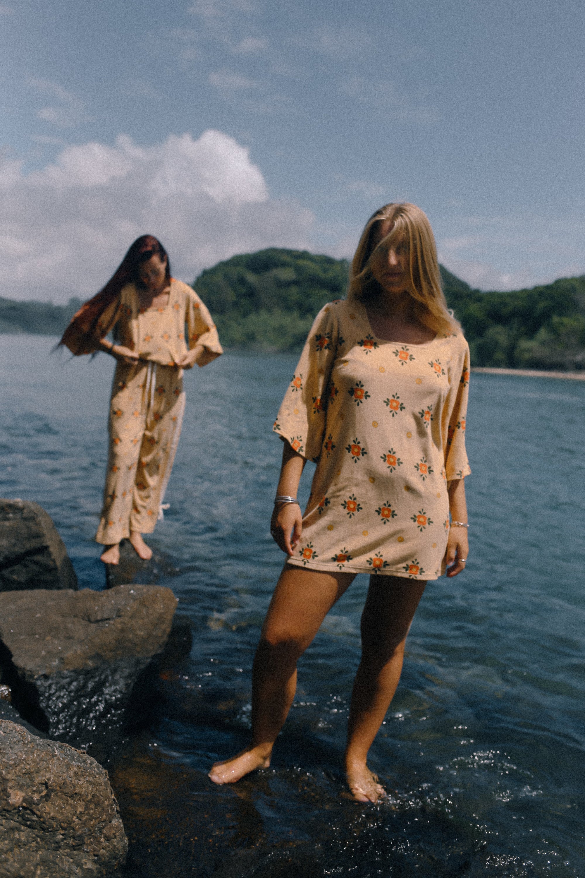 Terry Smock Dress Nasturtium Gypsy and the Bowerbird Terry Smock Dress Nasturtium Gypsy and the Bowerbird